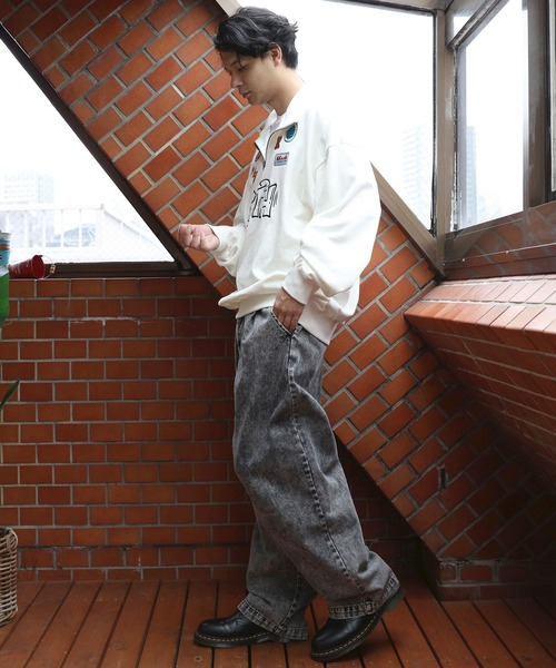 8(eight)(エイト)の「ロゴハーフジップ(スウェット・メンズ・グリーン系その他/ブラック/アッシュグレー/オフホワイト・LARGE/MEDIUM)」の11枚目の写真