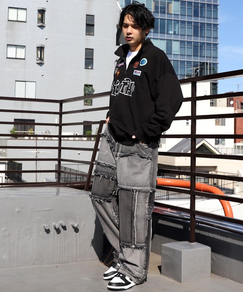 8(eight)(エイト)の「ロゴハーフジップ(スウェット・メンズ・グリーン系その他/ブラック/アッシュグレー/オフホワイト・LARGE/MEDIUM)」の20枚目の写真