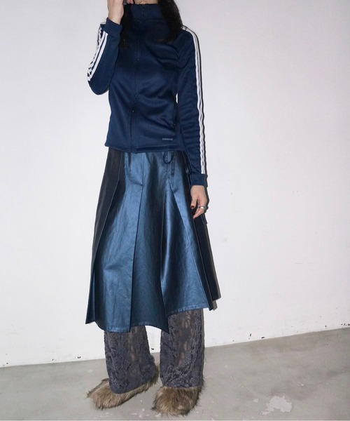 musubore(ムスボレ)の「flower jacquard-lace leggings PT / ジャガードレースフレアパンツ(その他パンツ・レディース・カーキ/ホワイト/チャコールグレー・0/1)」の5枚目の写真