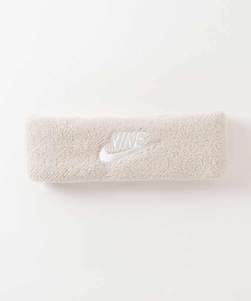 NIKE(ナイキ)の「NIKE ナイキ ウィメンズ ヘッドバンド シェルパ 【SP】(スポーツグッズ・レディース・ベージュ/ブラック・FREE)」の6枚目の写真