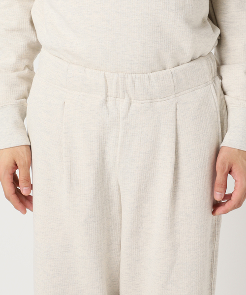 JOURNAL STANDARD relume(ジャーナルスタンダード レリューム)の「【RIDING HIGH / ライディングハイ】BRAVO YARNS 裏毛タックパンツ(スウェットパンツ・メンズ・アイボリー・LARGE/MEDIUM)」の7枚目の写真