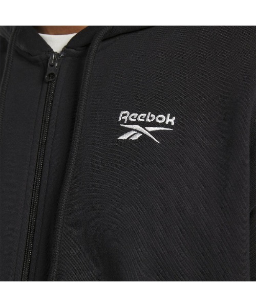 Reebok(リーボック)の「フルジップ フーディー / CL SV FZ HOODIE(パーカー・メンズ・ブラック・X-LARGE/XX-LARGE/MEDIUM/SMALL/LARGE)」の5枚目の写真