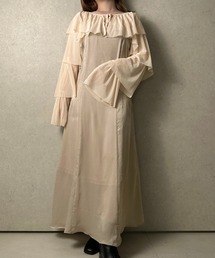 【apres jour clair】サテンキャミワンピース【ZOZOTOWN限定アイテム】