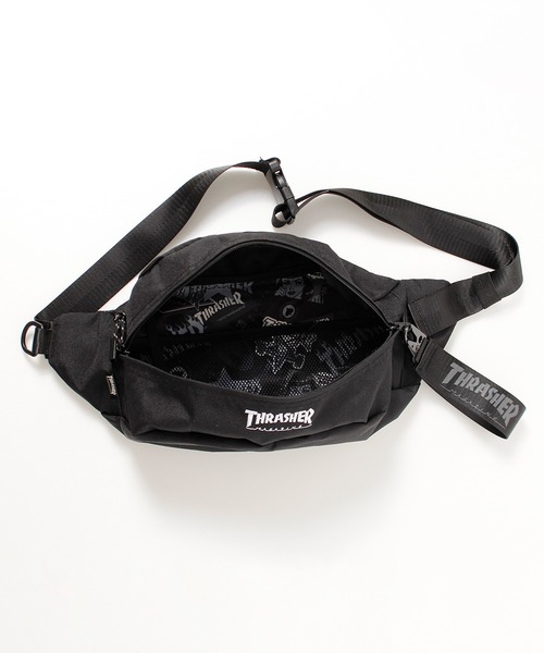 THRASHER（スラッシャー）の「【THRASHER/スラッシャー】ウエストバッグ（ボディバッグ/ウエストポーチ・メンズ・ブラック・ONE）」の8枚目の写真