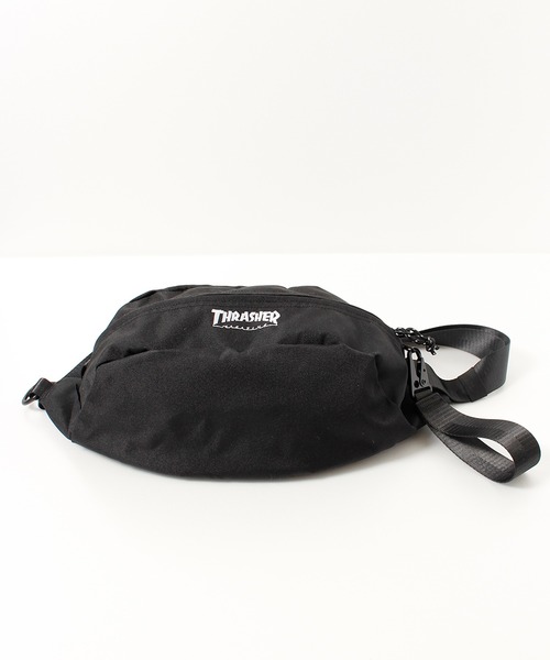 THRASHER（スラッシャー）の「【THRASHER/スラッシャー】ウエストバッグ（ボディバッグ/ウエストポーチ・メンズ・ブラック・ONE）」の3枚目の写真