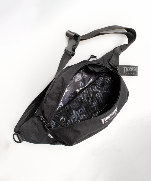THRASHER（スラッシャー）の「【THRASHER/スラッシャー】ウエストバッグ（ボディバッグ/ウエストポーチ・メンズ・ブラック・ONE）」の6枚目の写真