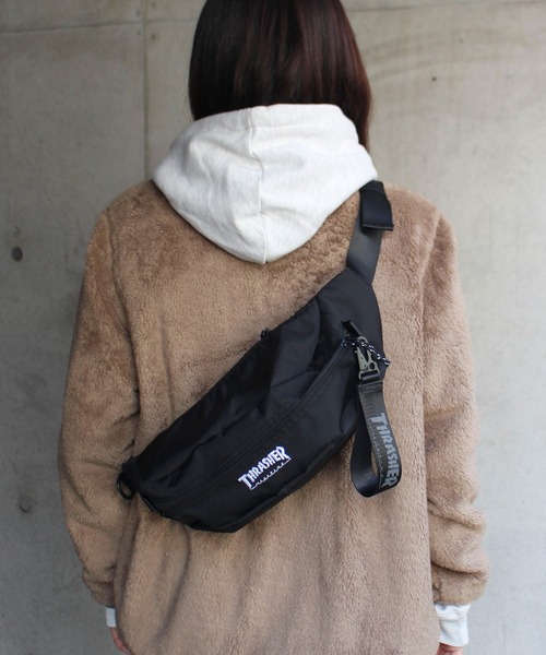 THRASHER（スラッシャー）の「【THRASHER/スラッシャー】ウエストバッグ（ボディバッグ/ウエストポーチ・メンズ・ブラック・ONE）」の20枚目の写真
