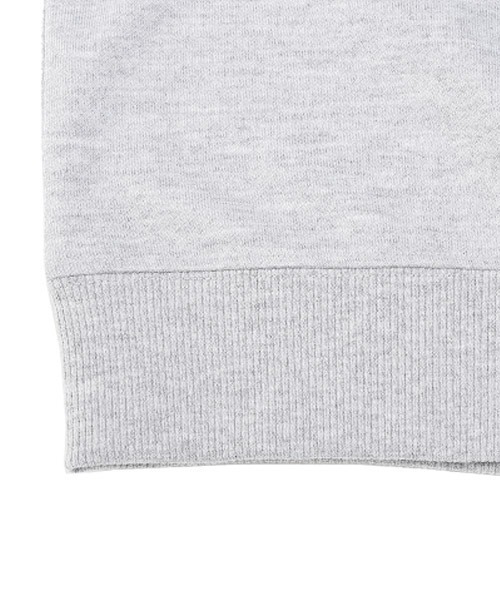 LUXSTYLE（ラグスタイル）の「ポンチスエードバイカラー切替スウェット（スウェット・メンズ・アイボリー/グリーン/チャコール・L/M）」の19枚目の写真