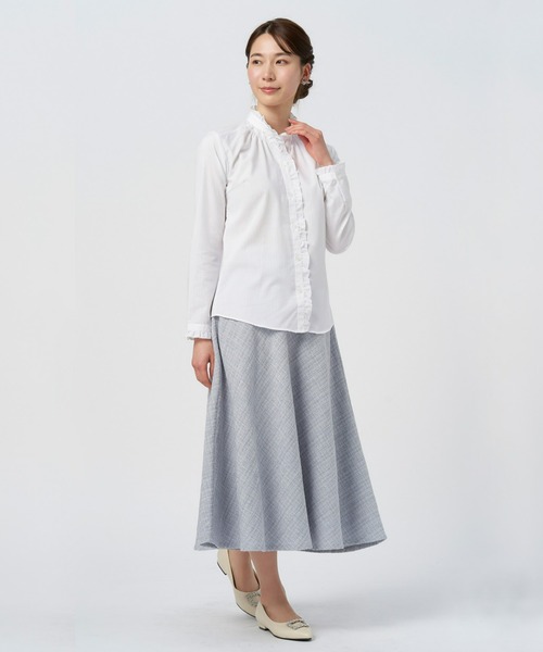 TOKYO SHIRTS(トウキョウシャツ)の「長袖ビジネスワイシャツ(シャツ/ブラウス・レディース・ホワイト・L/LL/M/S)」の8枚目の写真