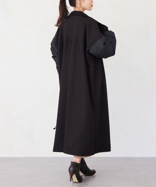 Chez toi（シェトワ）の「袖ファイバーダウンスタンドネックコート（その他アウター・レディース・アイボリー/カーキ/ブラック・FREE）」の14枚目の写真