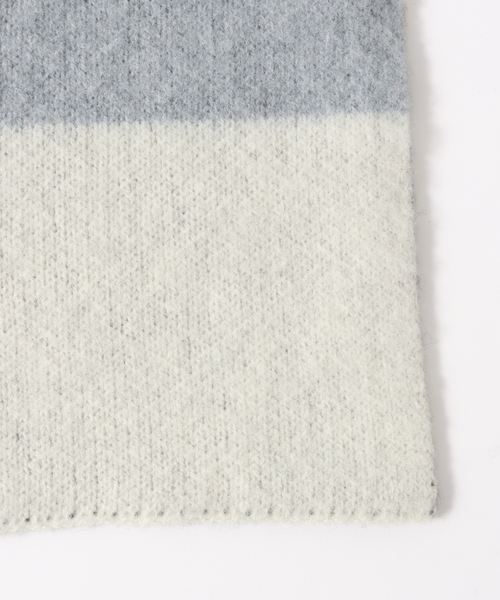 EDIFICE(エディフィス)の「【Le Bonnet / ル ボネ】Muffler Scarf Brock Pattern(マフラー・メンズ・ブラウン/ブラック/ブルー系その他・FREE)」の7枚目の写真