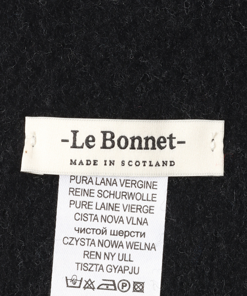 EDIFICE(エディフィス)の「【Le Bonnet / ル ボネ】Muffler Scarf Brock Pattern(マフラー・メンズ・ブラウン/ブラック/ブルー系その他・FREE)」の8枚目の写真