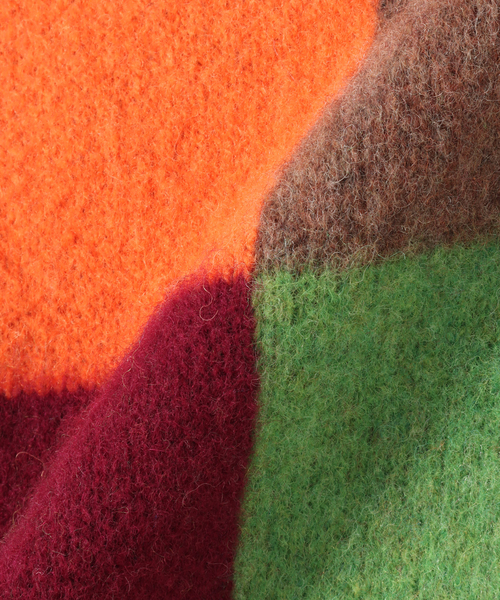 EDIFICE(エディフィス)の「【Le Bonnet / ル ボネ】Muffler Scarf Brock Pattern(マフラー・メンズ・ブラウン/ブラック/ブルー系その他・FREE)」の11枚目の写真