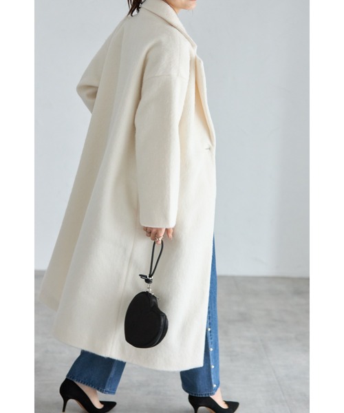 美品 SPORTMAX 現行 CUCITO A MANOタグ チェスターコート 美品 SPORTMAX 現行 CUCITO A MANOタグ チェスターコート
