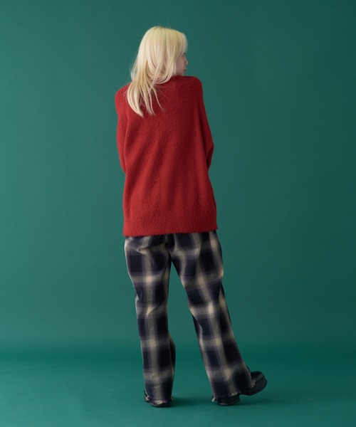WHIMSIC（ウィムジック）の「【UNISEX/SETUP対応】ブラッシュドオンブレチェックイージーパンツ（その他パンツ・メンズ・ブラック/ネイビー・FREE）」の11枚目の写真