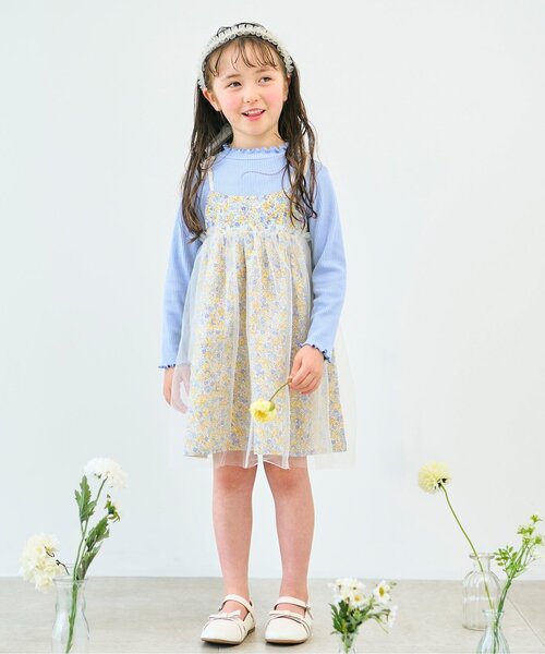 apres les cours（アプレレクール）の「チュールリボンカチューシャ（カチューシャ・キッズ・ラベンダー/アイボリー・FREE）」の13枚目の写真