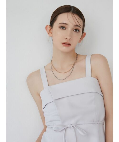 MURUA（ムルーア）の「【SET UP対応】チュニックラップビスチェ（シャツ/ブラウス・レディース・ブルー/ダークグレー/モカ/ライトグレー・FREE）」の18枚目の写真