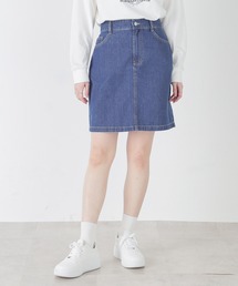 Honeys（ハニーズ）の「ミニ台形スカート（デニムスカート）」