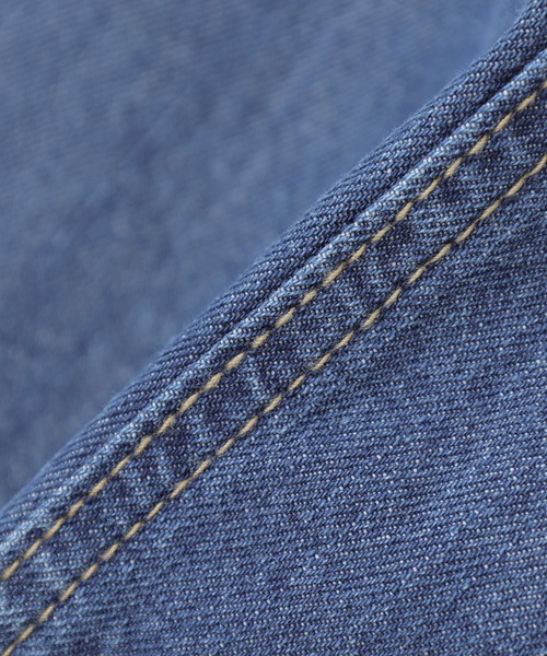 Honeys（ハニーズ）の「ミニ台形スカート（デニムスカート・レディース・アイボリー/ライトインディゴブルー/インディゴブルー・SS/S/M/L）」の12枚目の写真