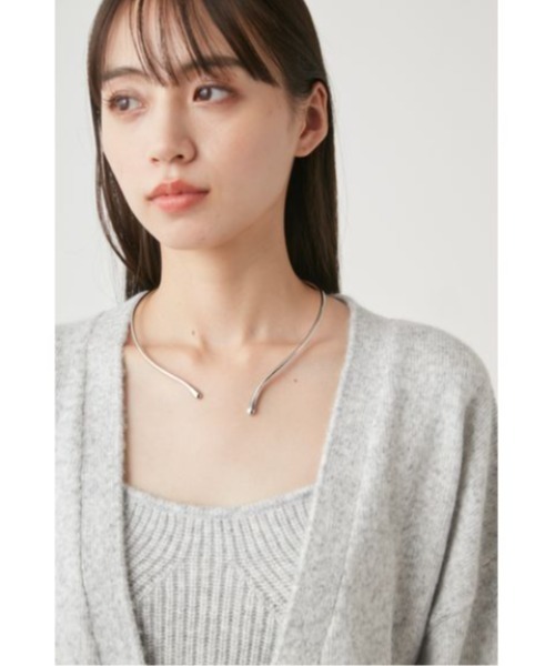 SNIDEL（スナイデル）の「パールバリエネックレス（ネックレス・レディース・アイボリー/ゴールド/シルバー・FREE）」の3枚目の写真