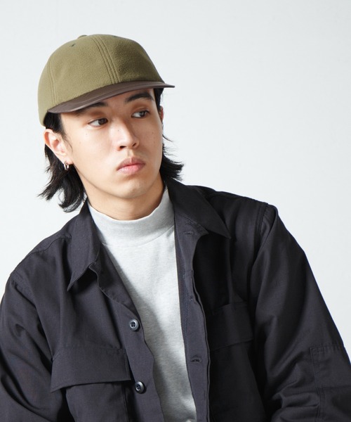 セール】Freece-Nylon Long-Bill Cap / フリース&ナイロン