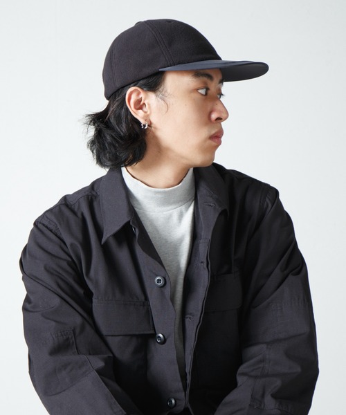 セール】Freece-Nylon Long-Bill Cap / フリース&ナイロン
