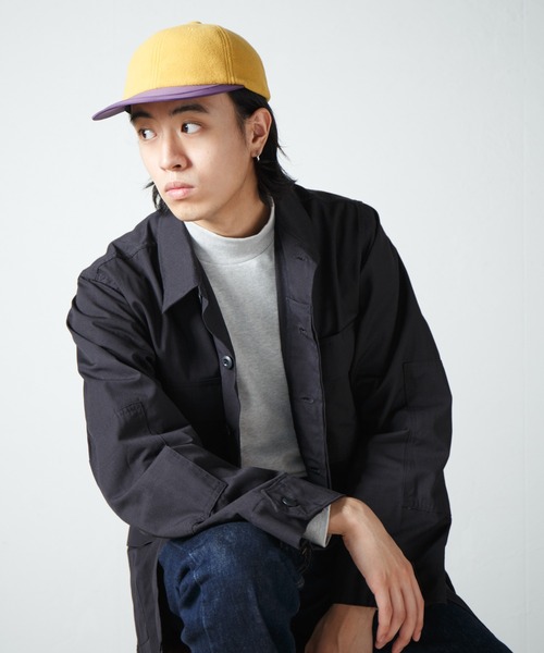 セール】Freece-Nylon Long-Bill Cap / フリース&ナイロン