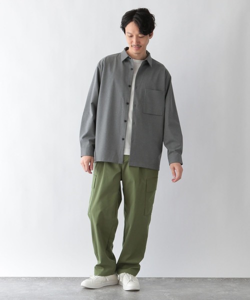 GLOBAL WORK（グローバルワーク）の「クリーンストレッチカーゴパンツ/986711（カーゴパンツ・メンズ・カーキ/ブラック・LARGE/MEDIUM/X-SMALL/SMALL）」の20枚目の写真