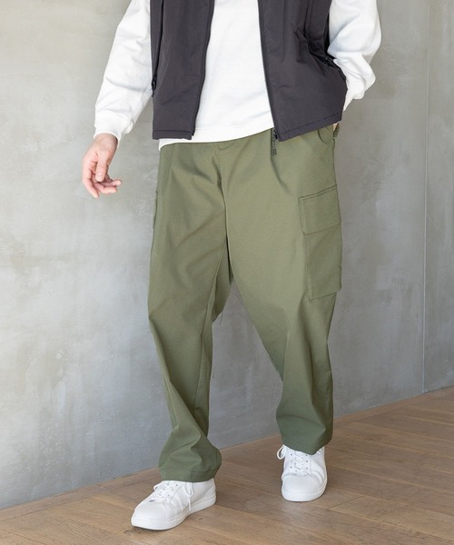 セージグリーン ワークパンツ サイズ36 ツータックカーゴパンツ 625－1 アースグリーン （70