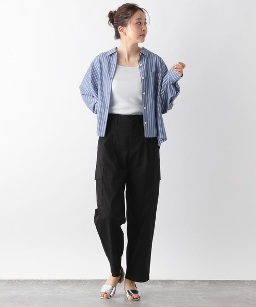 GLOBAL WORK（グローバルワーク）の「クリーンストレッチカーゴパンツ/986711（カーゴパンツ・メンズ・カーキ/ブラック・LARGE/MEDIUM/X-SMALL/SMALL）」の11枚目の写真