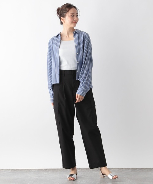 GLOBAL WORK（グローバルワーク）の「クリーンストレッチカーゴパンツ/986711（カーゴパンツ・メンズ・カーキ/ブラック・LARGE/MEDIUM/X-SMALL/SMALL）」の12枚目の写真