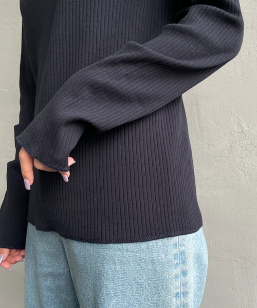 THE SHINZON シンゾーン ハイネックリブカットソー 2点 ザ シンゾーン ハイネックリブ HIGHNECK RIB THE SHINZONE レディース