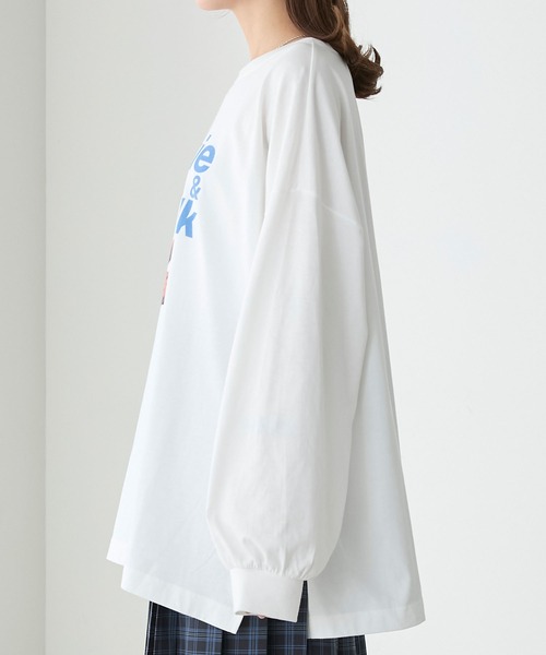 BONLECILL(ボンルシール)の「アソートフードフォトプリントオーバーロンTEE(Tシャツ/カットソー・レディース・レッド/グリーン/ブルー・FREE)」の17枚目の写真