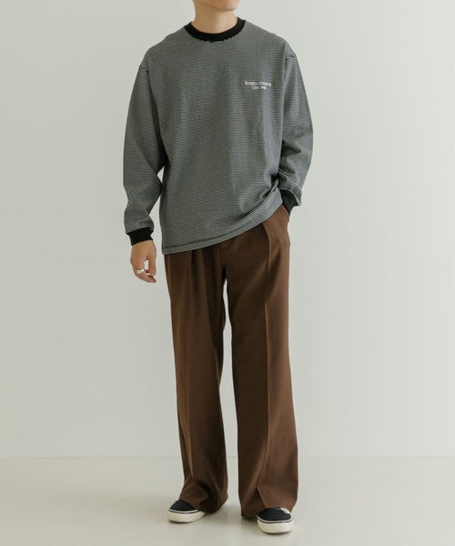 Russell Athletic（ラッセルアスレティック）の「『別注』RUSSELL ATHLETIC×UR　LONG-SLEEVE T-SHIRTS（Tシャツ/カットソー・メンズ・ホワイト系その他/ブラック系その他・MEDIUM/LARGE）」の7枚目の写真