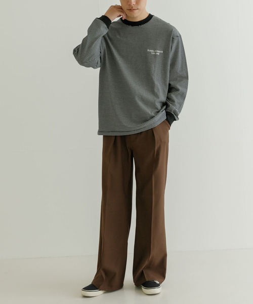 Russell Athletic（ラッセルアスレティック）の「『別注』RUSSELL ATHLETIC×UR　LONG-SLEEVE T-SHIRTS（Tシャツ/カットソー・メンズ・ホワイト系その他/ブラック系その他・MEDIUM/LARGE）」の8枚目の写真