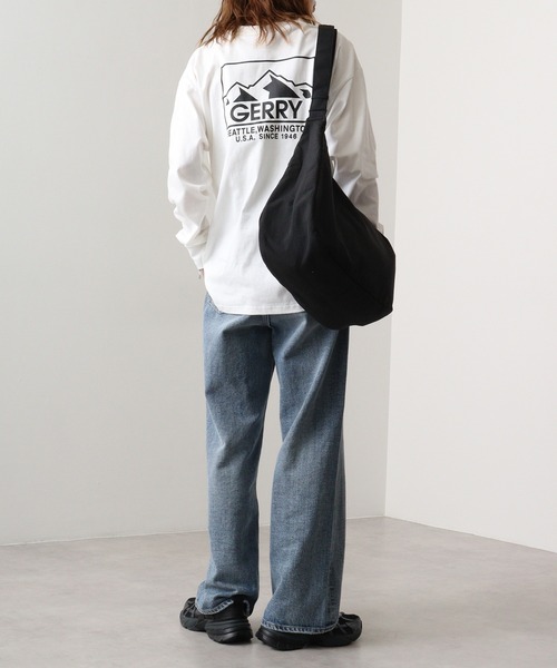 GERRY(ジェリー)の「GERRY ヘビーウェイト ロングスリーブT(Tシャツ/カットソー・メンズ・アッシュグレー/ホワイト/ブラック・LL/M/L)」の6枚目の写真