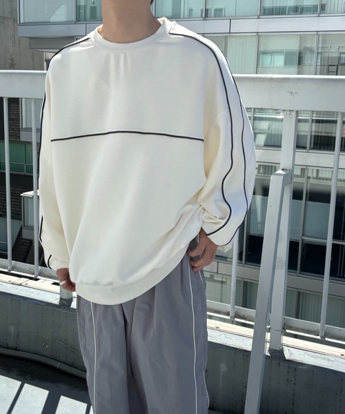 Amazon.co.jp: 1111clothing オーバーサイズ スウェット メンズ