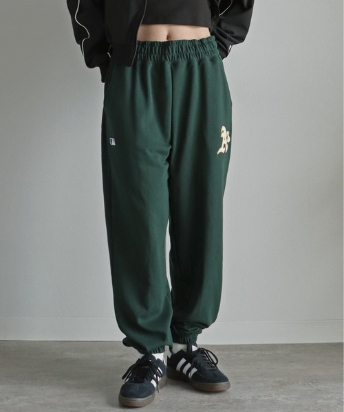 MLB（メジャーリーグベースボール）の「ＭＬＢワッペン刺繍ロゴスウェットパンツ（スウェットパンツ・レディース・グリーン/ネイビー/ホワイト/ブラック/ライトグレー・M/XL/L）」の20枚目の写真