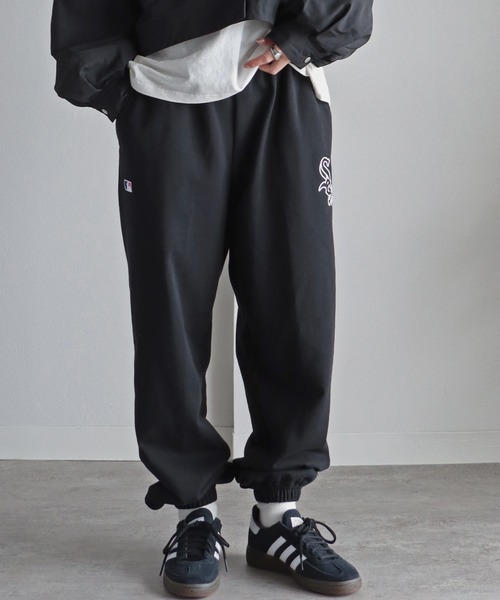 MLB（メジャーリーグベースボール）の「ＭＬＢワッペン刺繍ロゴスウェットパンツ（スウェットパンツ・レディース・グリーン/ネイビー/ホワイト/ブラック/ライトグレー・M/XL/L）」の10枚目の写真