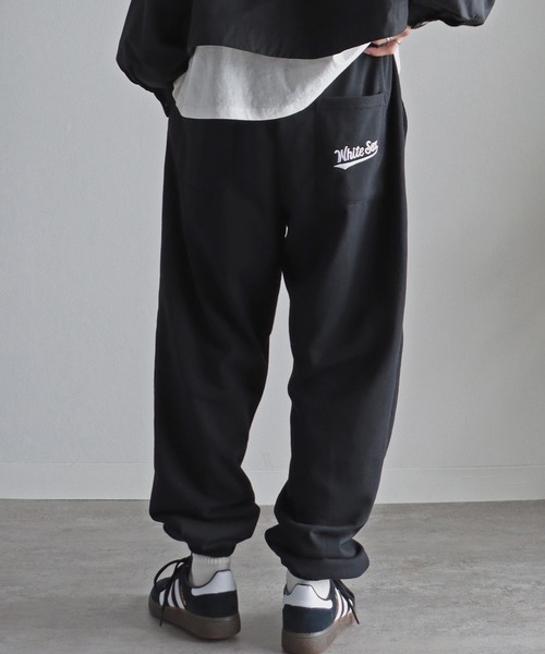 MLB（メジャーリーグベースボール）の「ＭＬＢワッペン刺繍ロゴスウェットパンツ（スウェットパンツ・レディース・グリーン/ネイビー/ホワイト/ブラック/ライトグレー・M/XL/L）」の12枚目の写真