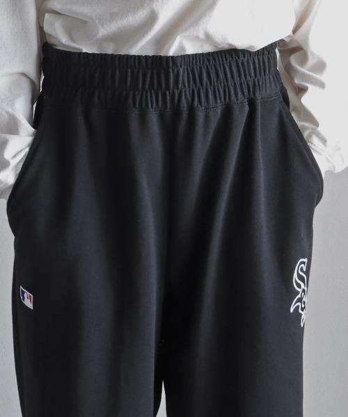 MLB（メジャーリーグベースボール）の「ＭＬＢワッペン刺繍ロゴスウェットパンツ（スウェットパンツ・レディース・グリーン/ネイビー/ホワイト/ブラック/ライトグレー・M/XL/L）」の14枚目の写真