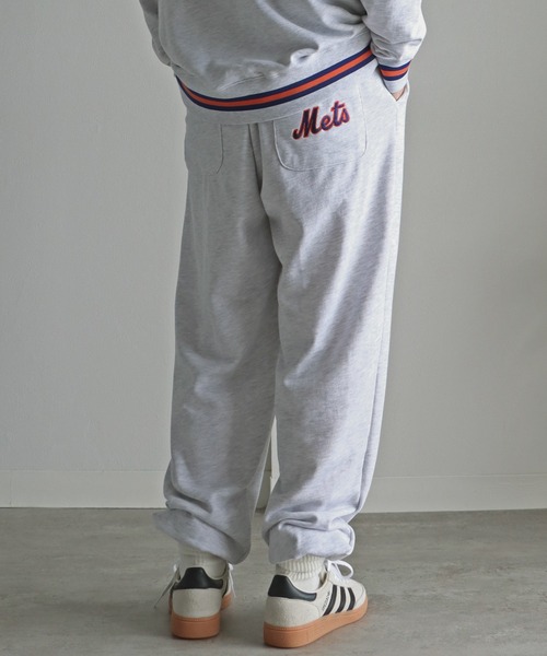 MLB（メジャーリーグベースボール）の「ＭＬＢワッペン刺繍ロゴスウェットパンツ（スウェットパンツ・レディース・グリーン/ネイビー/ホワイト/ブラック/ライトグレー・M/XL/L）」の18枚目の写真