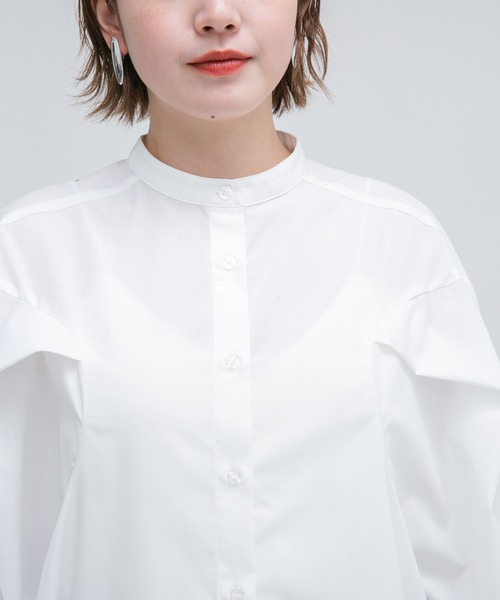 KBF（ケイビーエフ）の「フリルカラーSETシャツ（シャツ/ブラウス・レディース・ブルー系その他/ホワイト系その他・ONE）」の20枚目の写真