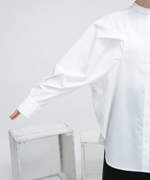 KBF（ケイビーエフ）の「フリルカラーSETシャツ（シャツ/ブラウス・レディース・ブルー系その他/ホワイト系その他・ONE）」の21枚目の写真