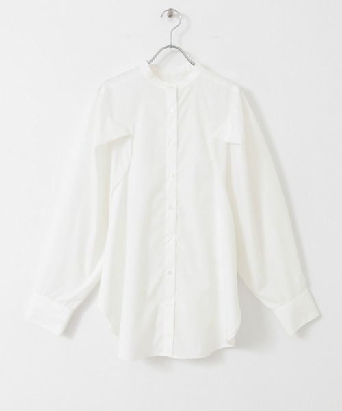 KBF（ケイビーエフ）の「フリルカラーSETシャツ（シャツ/ブラウス・レディース・ブルー系その他/ホワイト系その他・ONE）」の17枚目の写真