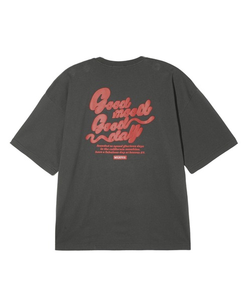 MILKFED.（ミルクフェド）の「GOOD MOOD GOOD DAY WIDE S/S TEE（Tシャツ/カットソー・レディース・オフホワイト/ライトイエロー/チャコール・M/L）」の3枚目の写真