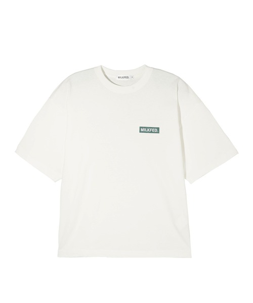 MILKFED.（ミルクフェド）の「GOOD MOOD GOOD DAY WIDE S/S TEE（Tシャツ/カットソー・レディース・オフホワイト/ライトイエロー/チャコール・M/L）」の12枚目の写真