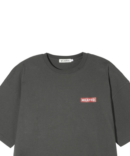 MILKFED.（ミルクフェド）の「GOOD MOOD GOOD DAY WIDE S/S TEE（Tシャツ/カットソー・レディース・オフホワイト/ライトイエロー/チャコール・M/L）」の13枚目の写真