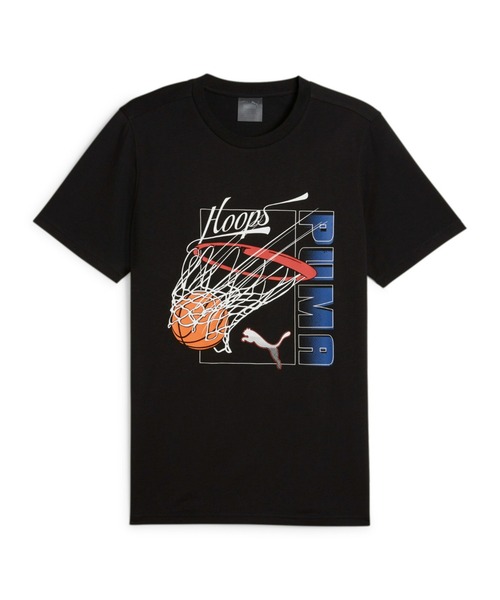 PUMA(プーマ)の「PUMA プーマ メンズ バスケットボール スウィッシュ 半袖 Tシャツ(Tシャツ/カットソー・メンズ・ブラック/ホワイト・X-LARGE/SMALL/X-SMALL/MEDIUM/LARGE)」の8枚目の写真