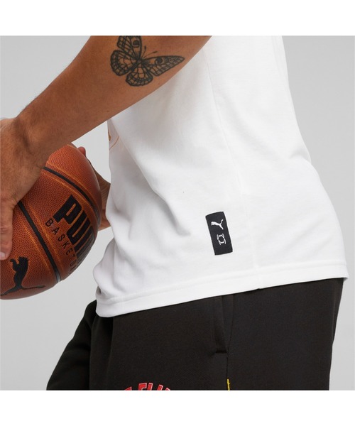 PUMA(プーマ)の「PUMA プーマ メンズ バスケットボール スウィッシュ 半袖 Tシャツ(Tシャツ/カットソー・メンズ・ブラック/ホワイト・X-LARGE/SMALL/X-SMALL/MEDIUM/LARGE)」の14枚目の写真